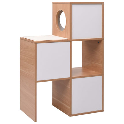 Cuccia per Gatti con Tappeto Tiragraffi in Sisal 100 cm