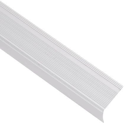 Profili a L per Gradini 5 pz in Alluminio 67 cm Argento