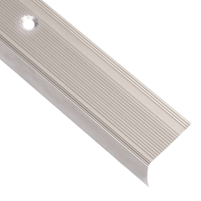 Profili a L per Gradini 10 pz in Alluminio 67 cm Champagne