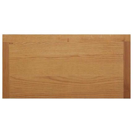 Credenza 70x35x75 cm Legno Massello di Rovere