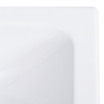 Lavabo 400x220x90 mm in SMC Bianco