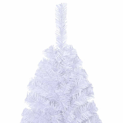 Albero di Natale Artificiale con Rami Spessi Bianco 180 cm PVC