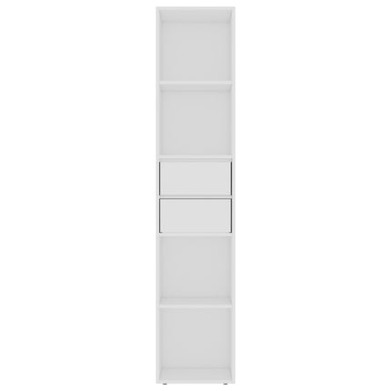 Libreria Bianca 36x30x171 cm in Legno Multistrato