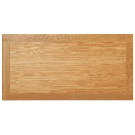 Tavolino da Salotto 90x45x40 cm in Legno Massello di Rovere