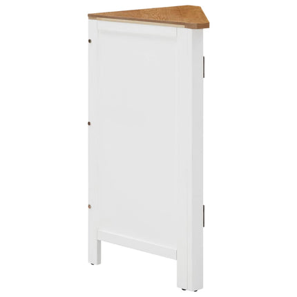 Armadietto ad Angolo 59x45x80 cm in Massello di Rovere
