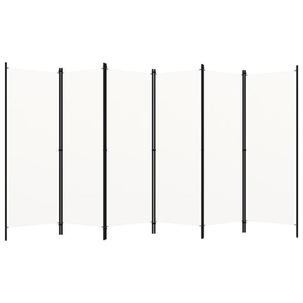 Paravento a 6 Pannelli Bianco 300x180 cm