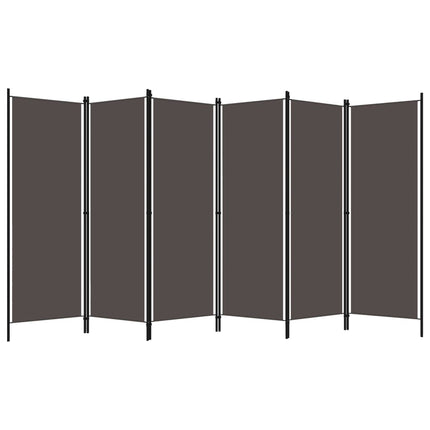 Paravento a 6 Pannelli Antracite 300x180 cm