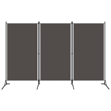 Paravento a 3 Pannelli Antracite 260x180 cm
