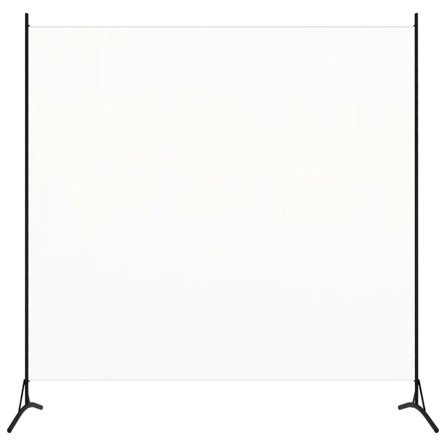 Paravento Bianco 175x180 cm in Tessuto