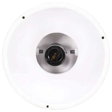 Lampada a Sospensione Industriale 25 W Bianca Rotonda 19 cm E27