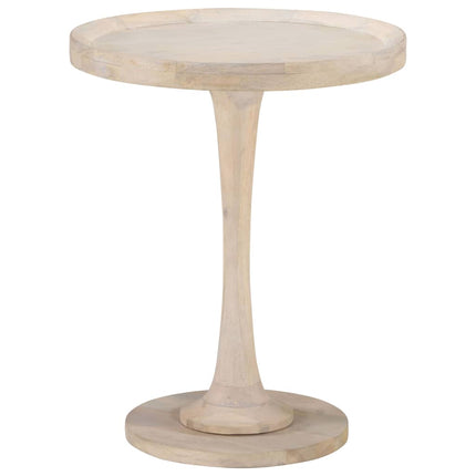 Tavolino di Servizio ÃƒËœ60x75 cm in Legno Massello di Mango