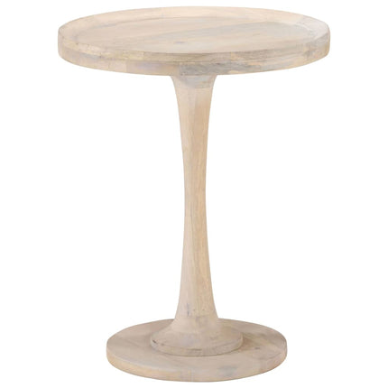 Tavolino di Servizio ÃƒËœ60x75 cm in Legno Massello di Mango
