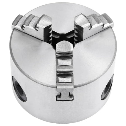 Mandrino per Tornio a 3 Griffe Autocentrante 80 mm in Acciaio