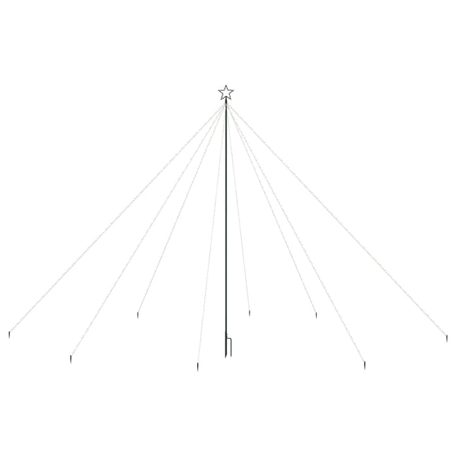 Albero di Natale a Cascata Luci LED Interni Esterni 800 LED 5 m
