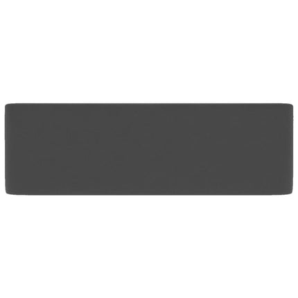 Lavandino Luxury Grigio Scuro Opaco 41x30x12 cm in Ceramica