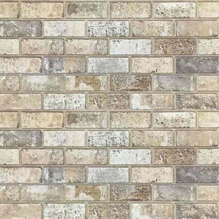 Pannelli Murali 3D con Design a Mattoni Sabbia 10 pz EPS