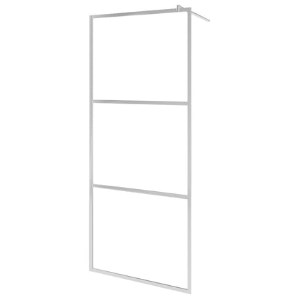 Parete per Doccia Walk-in in Vetro Smerigliato ESG 90x195 cm
