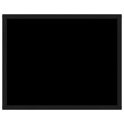 322852 vidaXL Console Table Black 50x40x40 cm Tempered Glass
