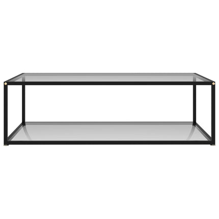 322902 Coffee Table Transparent 120x60x35 cm Tempered Glass