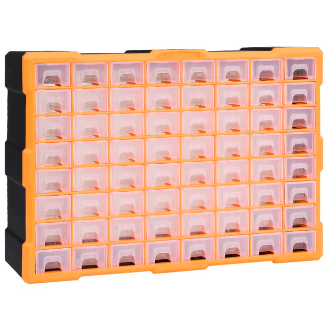 Mobile Contenitore con 64 Cassetti 52x16x37,5 cm