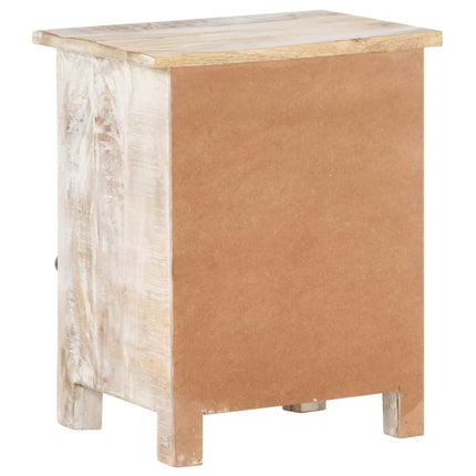 Comodino 40x30x50 cm in Legno di Acacia Grezzo