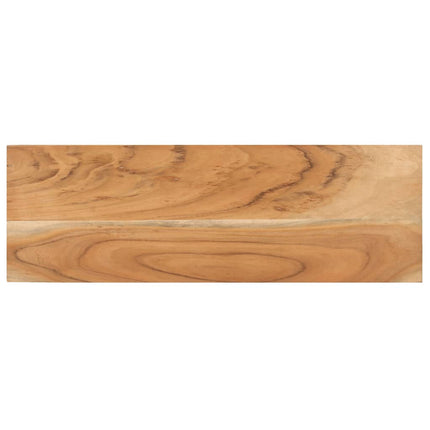 Tavolino da Salotto 90x30x40 cm in Legno Massello di Acacia