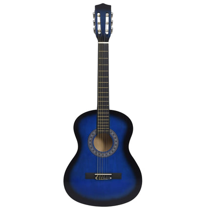 Chitarra Classica per Principianti con Custodia Blu 3/4 36"