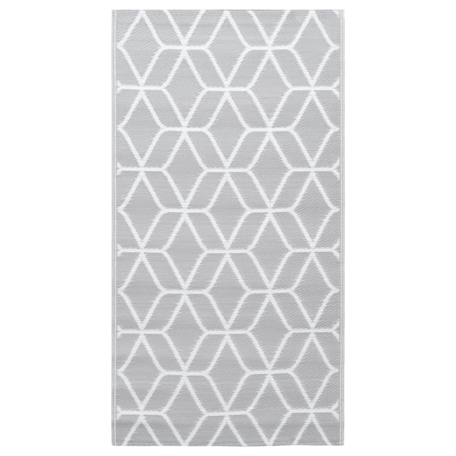 Tappeto da Esterni ARAKIL Grigio 160x230 cm in PP