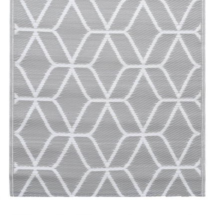 Tappeto da Esterni ARAKIL Grigio 160x230 cm in PP