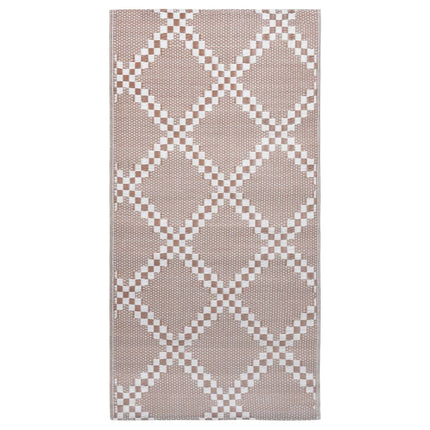 Tappeto da Esterni ARAKIL Marrone 80x150 cm in PP
