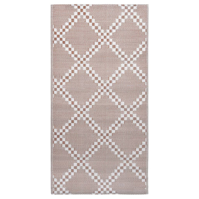 Tappeto da Esterni ARAKIL Marrone 80x150 cm in PP