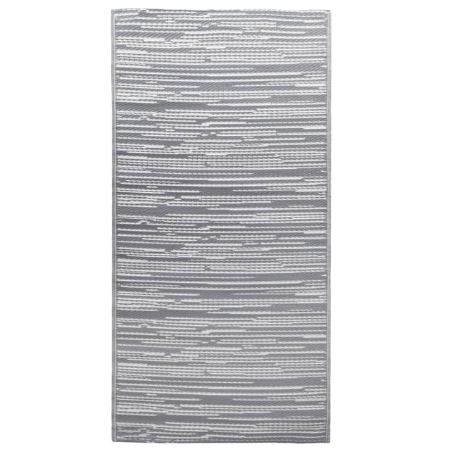 Tappeto da Esterni ARAKIL Grigio 190x290 cm in PP