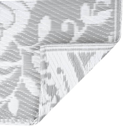 Tappeto da Esterni ARAKIL Grigio Chiaro 80x150 cm in PP