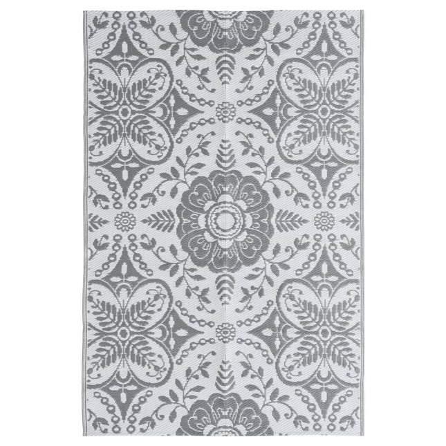Tappeto da Esterni ARAKIL Grigio Chiaro 120x180 cm in PP