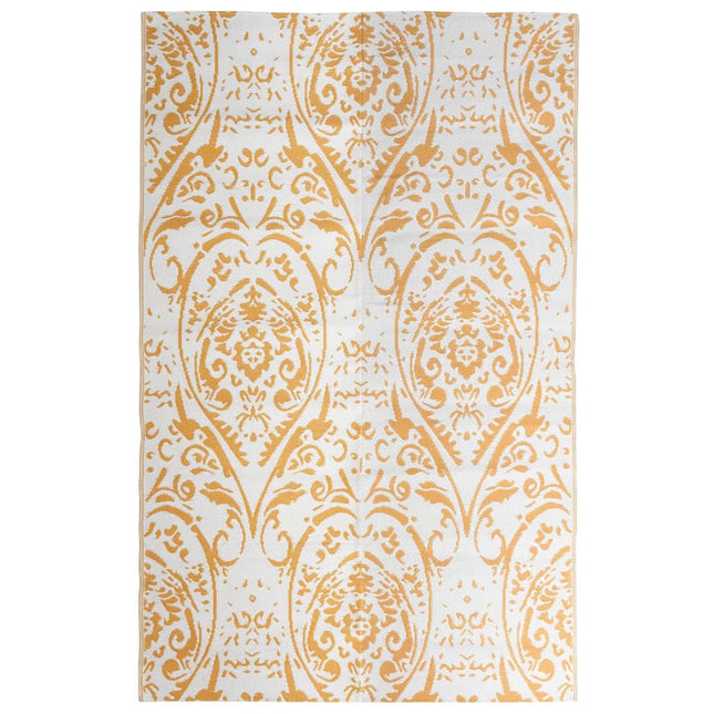 Tappeto da Esterni ARAKIL Arancione e Bianco 190x290 cm in PP