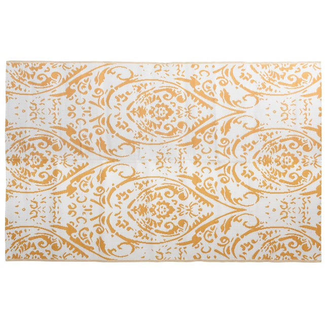 Tappeto da Esterni ARAKIL Arancione e Bianco 190x290 cm in PP