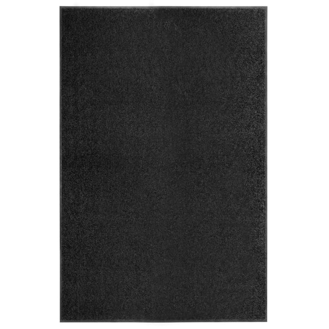 Zerbino Lavabile Nero 120x180 cm