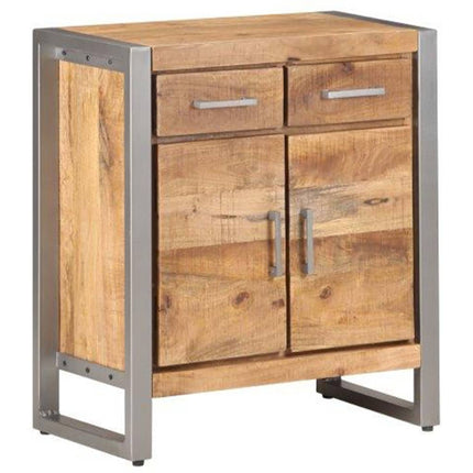 Credenza 60x35x72 cm in Legno di Mango Grezzo