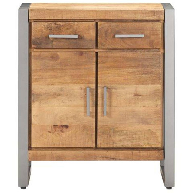 Credenza 60x35x72 cm in Legno di Mango Grezzo
