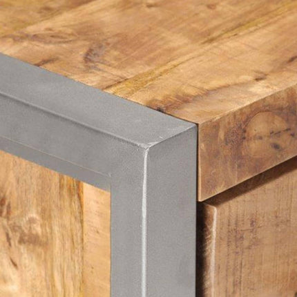 Credenza 60x35x72 cm in Legno di Mango Grezzo