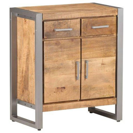 Credenza 60x35x72 cm in Legno di Mango Grezzo