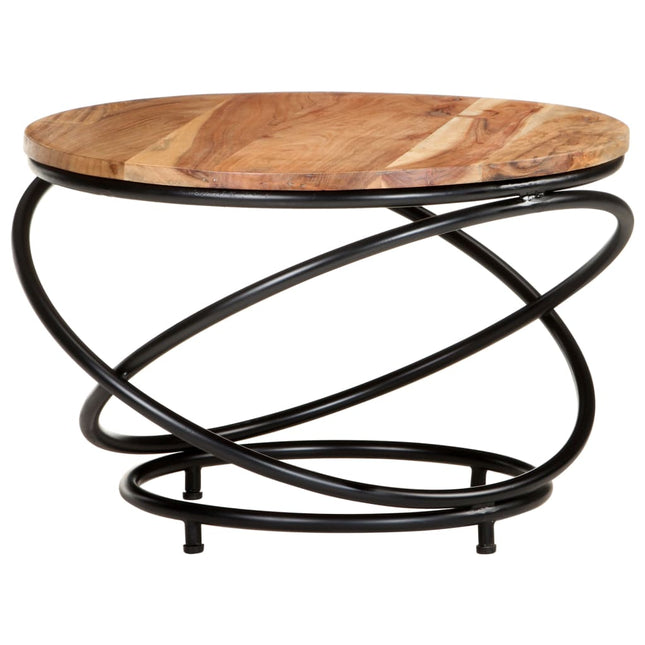 Tavolino da CaffÃ¨ 60x60x40 cm in Legno Massello di Acacia