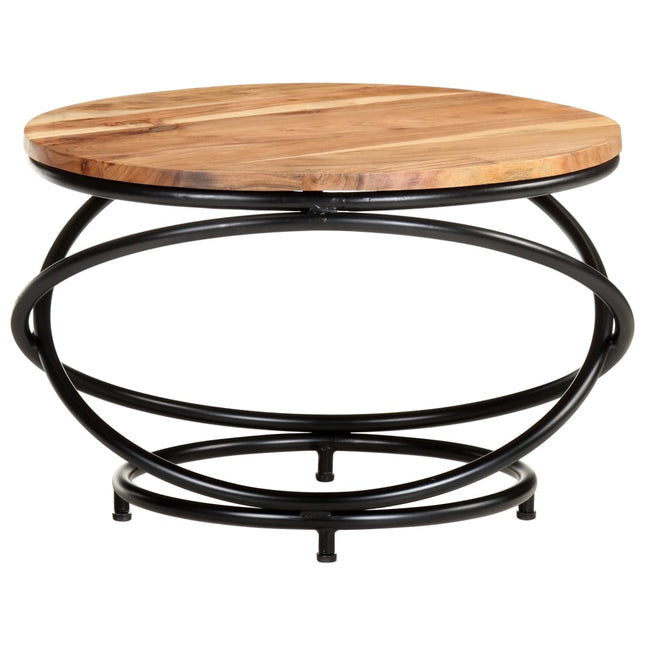 Tavolino da CaffÃ¨ 60x60x40 cm in Legno Massello di Acacia