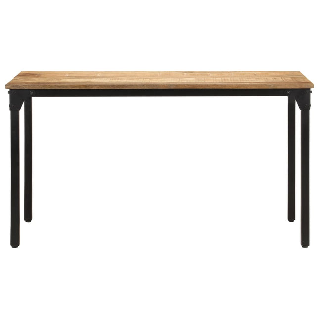 Tavolo da Pranzo 140x70x76 cm in Legno di Mango Grezzo