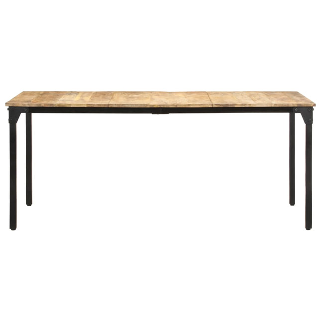 Tavolo da Pranzo 180x90x76 cm in Legno di Mango Grezzo