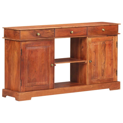 Credenza 135x35x75 cm in Legno Massello di Acacia