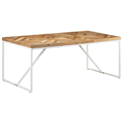 Tavolo da Pranzo 180x90x76 cm Legno Massello di Acacia e Mango