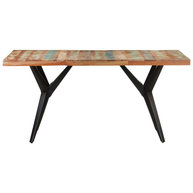 Tavolo da Pranzo 160x80x76 cm in Legno Massello di Recupero