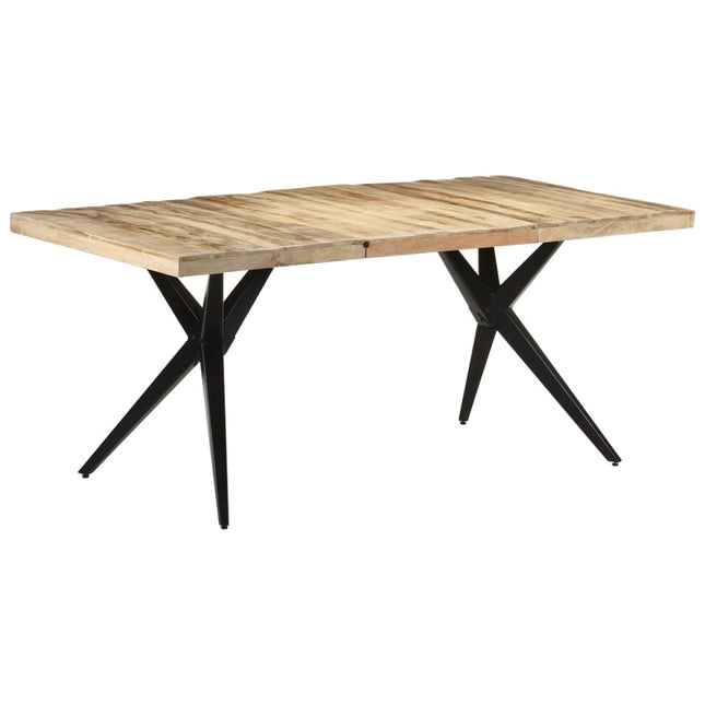 Tavolo da Pranzo 180x90x76 cm in Legno di Mango Grezzo