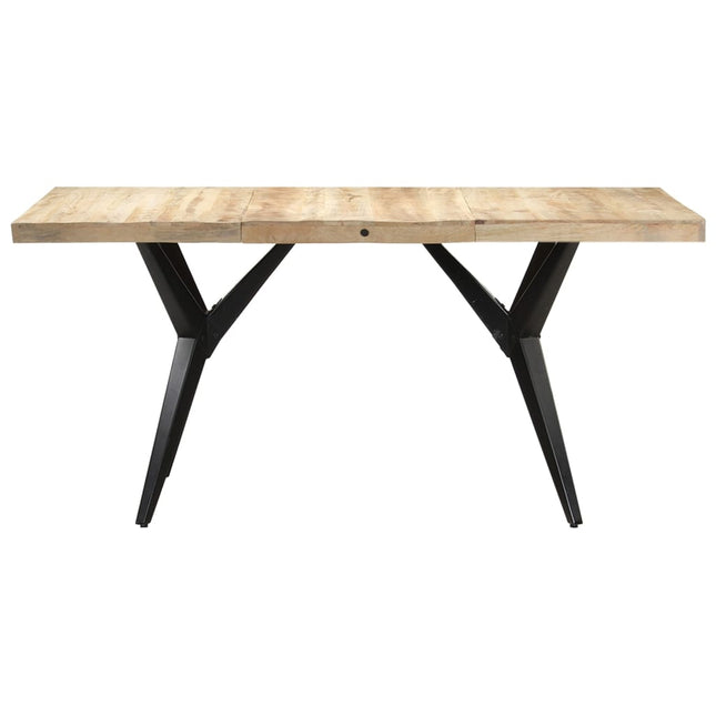 Tavolo da Pranzo 180x90x76 cm in Legno di Mango Grezzo